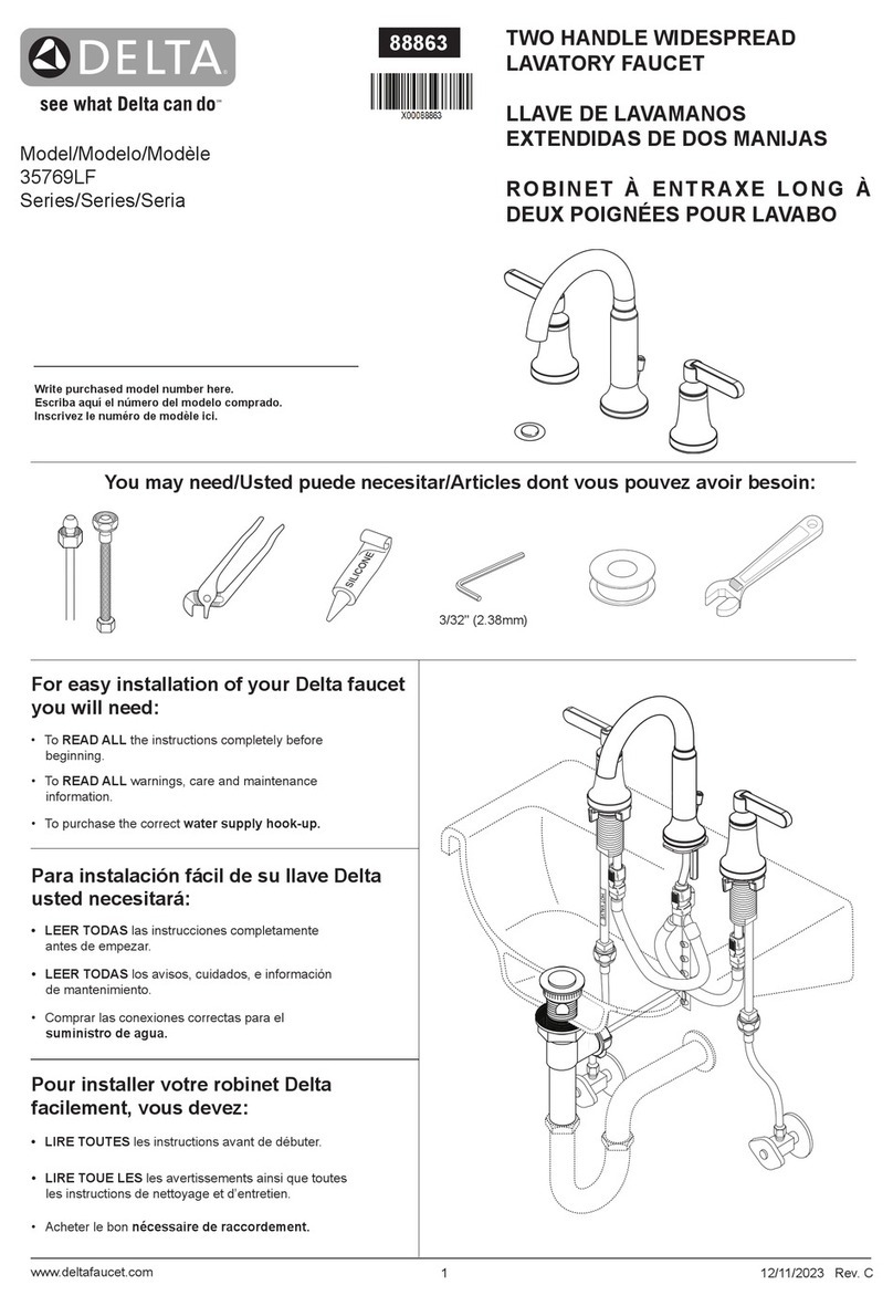 Delta 35769LF Series User manual