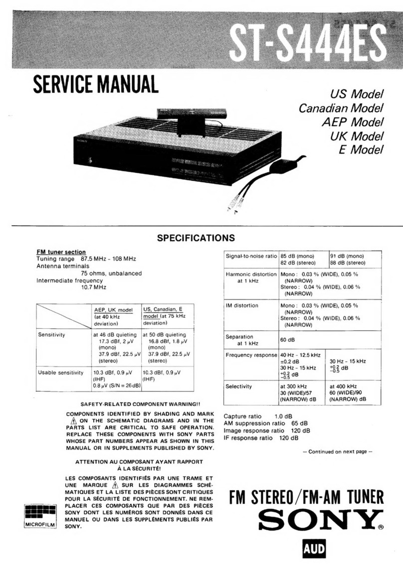 Sony ST-S444ES Service manual