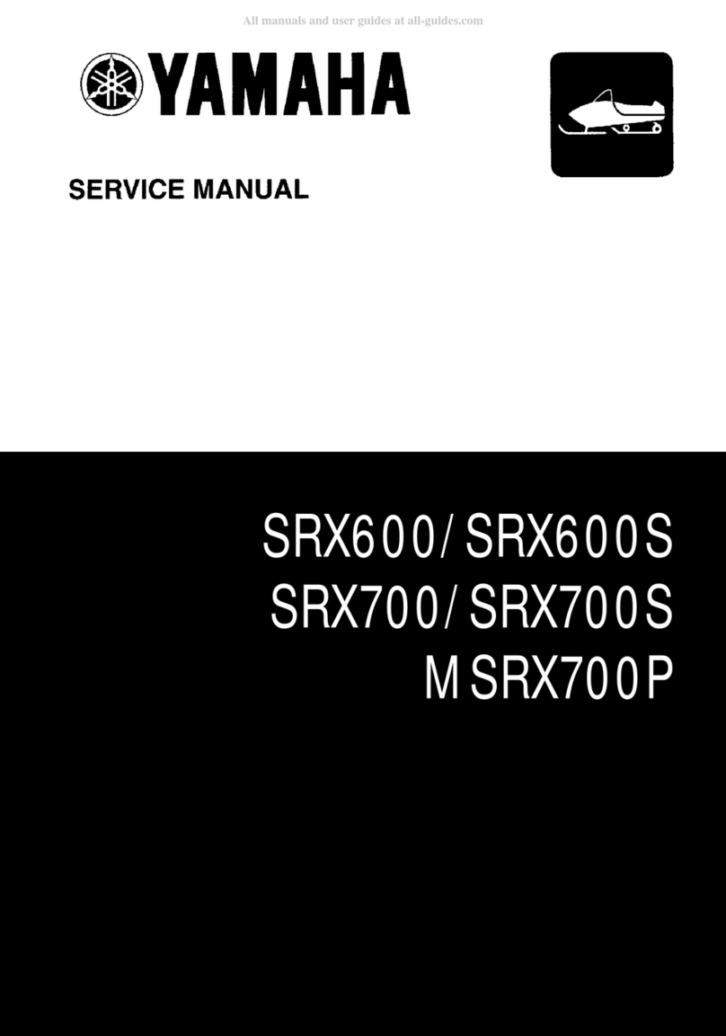 Yamaha SRX600 1997 User manual