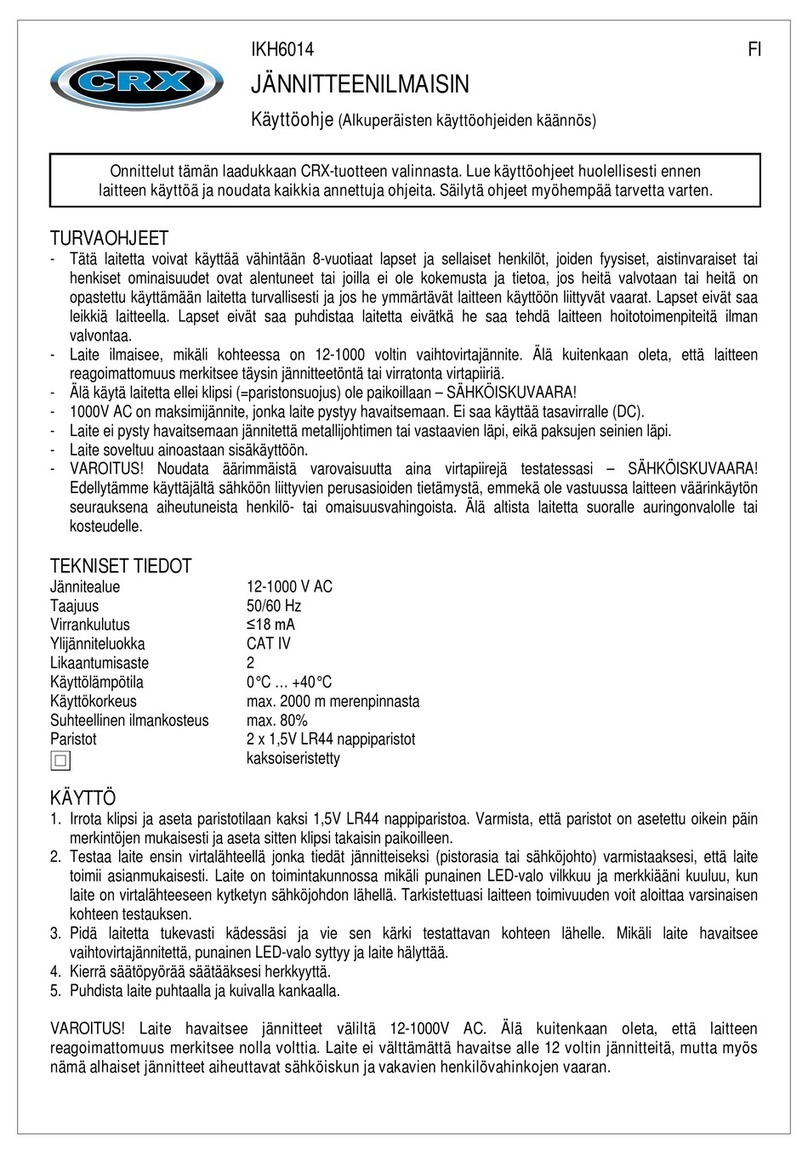 CRX IKH6014 instruction manual
