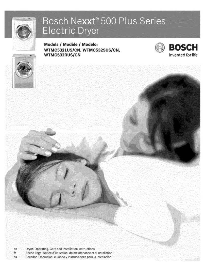 Bosch Nexxt 500 Plus Series Installation guide