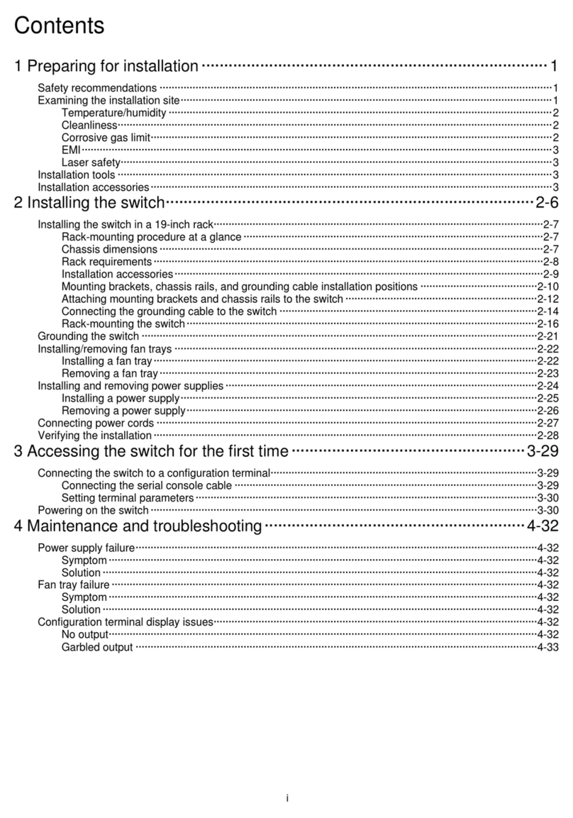 H3C S9825 Series User manual H3C S9825 Series User manual