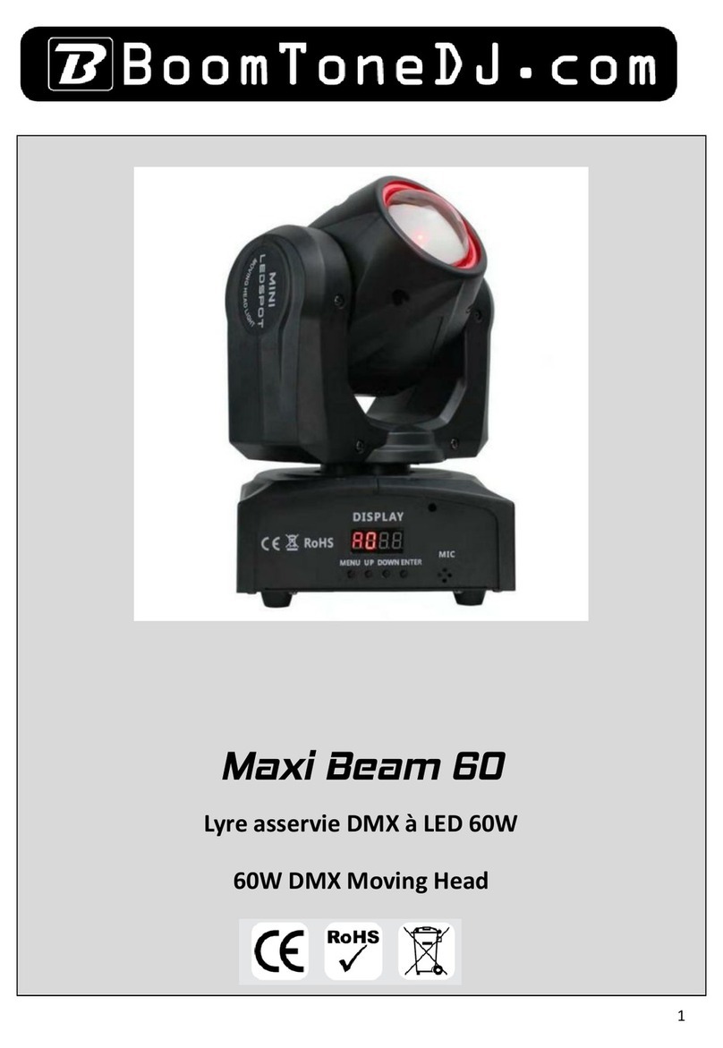 BoomToneDJ Maxi Beam 60 user manual