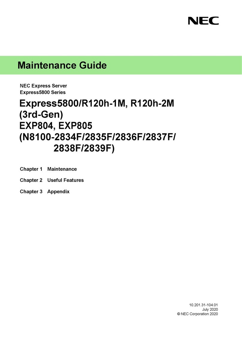 NEC N8100-2834F Operating manual