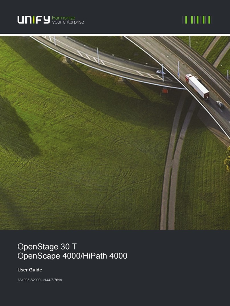 Unify OpenScape HiPath 4000 User manual