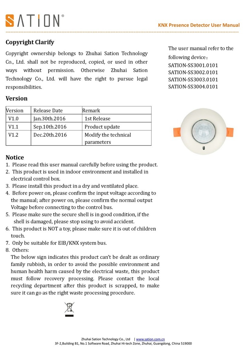 SATION SS3001.0101 User manual