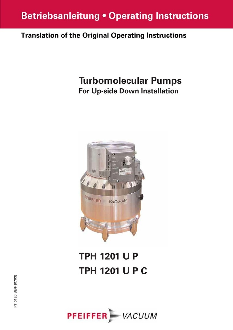 Pfeiffer Vacuum TPH 1201 U P operating instructions