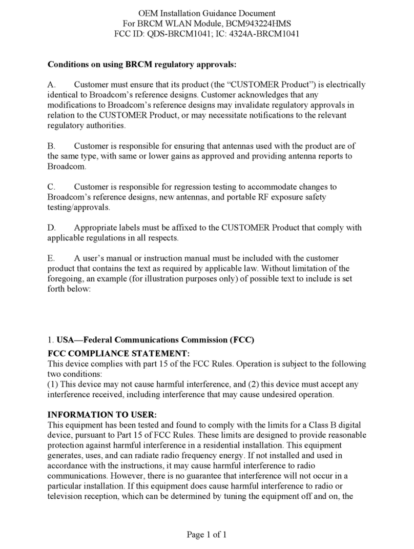 OEM BCM943224HMS Installation guidance