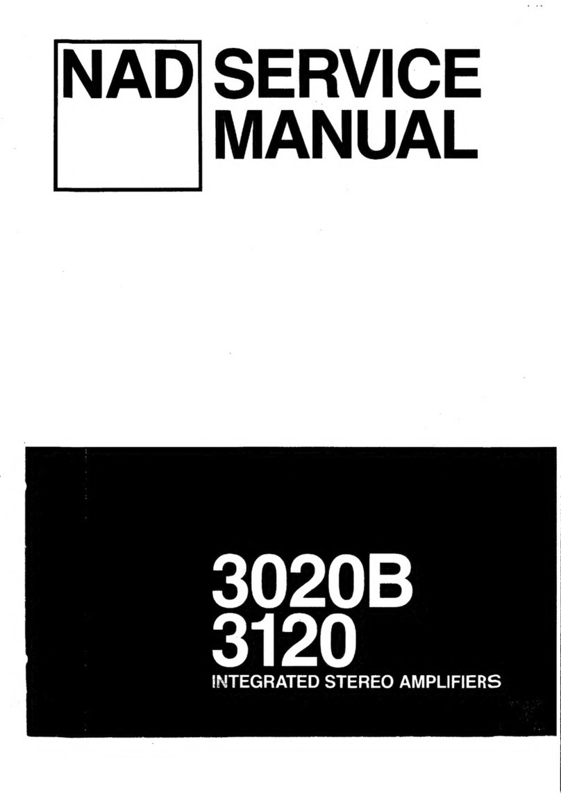 NAD 3020B Service manual