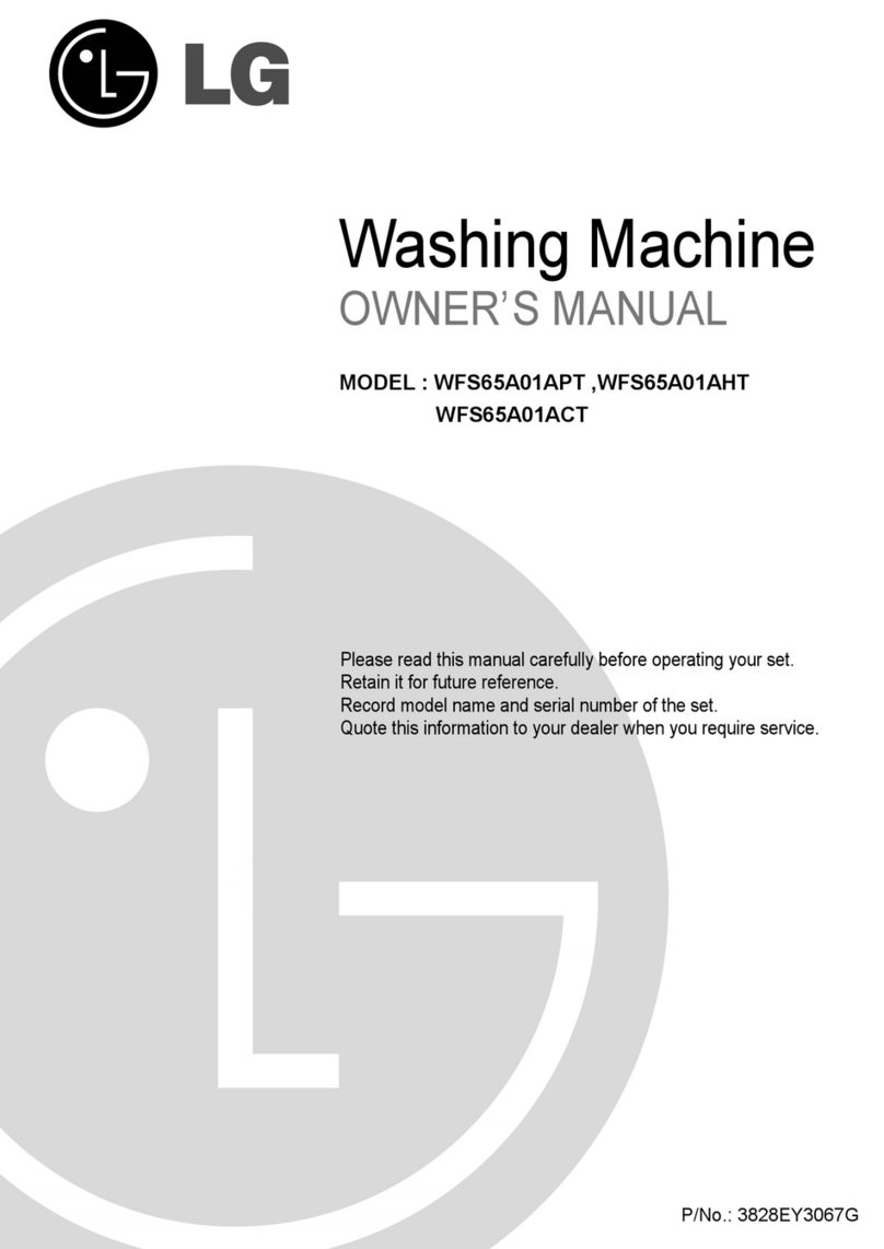 LG WFS65A01APT User manual