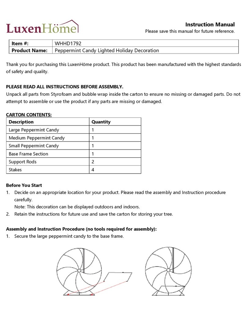 LuxenHome WHHD1792 User manual