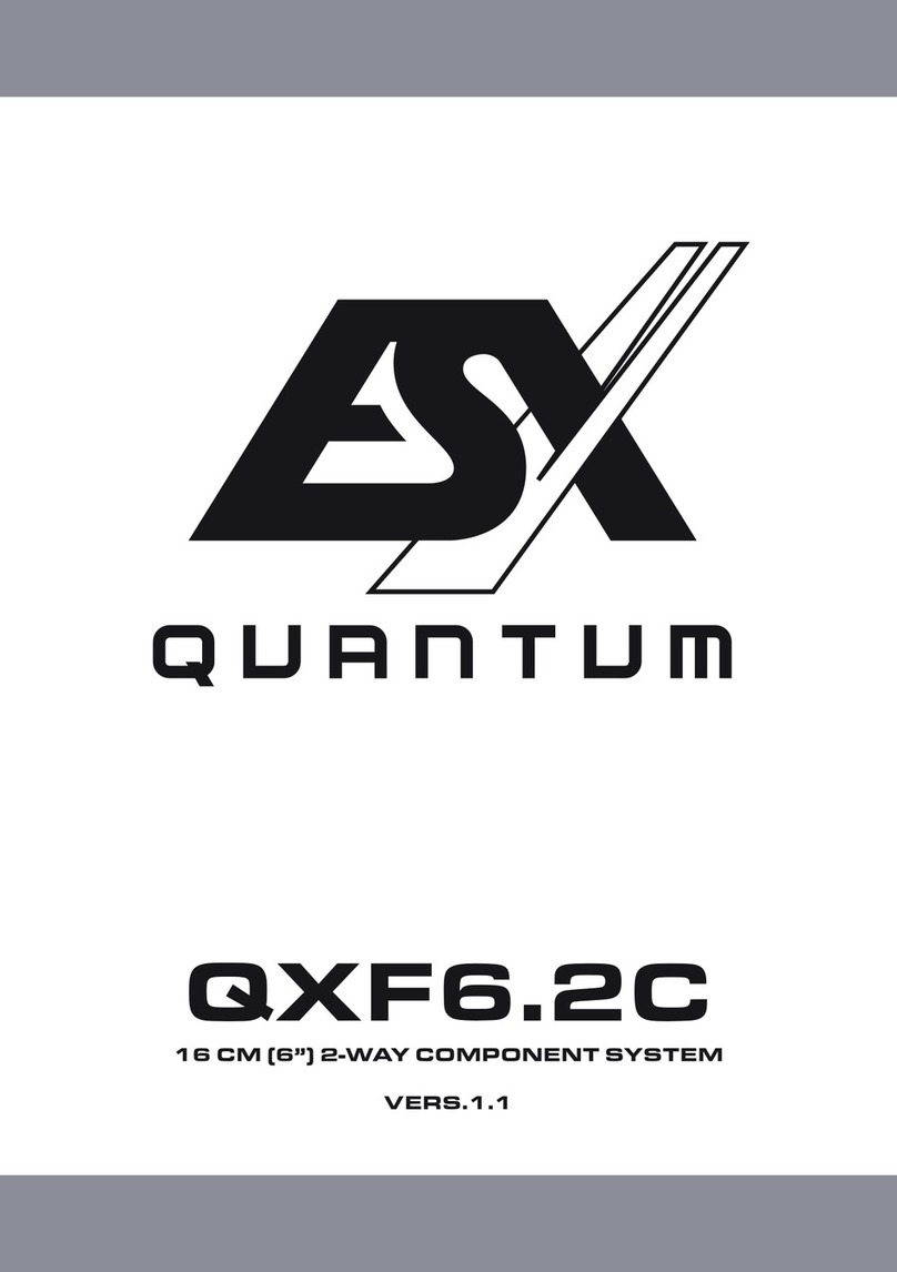 ESX Quantum QXF6.2C manual