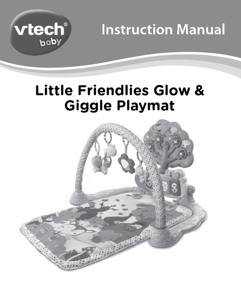 VTech Baby Little Friendlies Glow and Giggle Playmat instruction manual