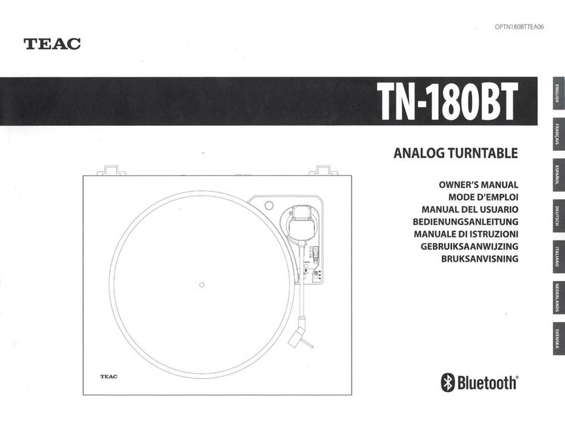 Teac TN-180BT User manual