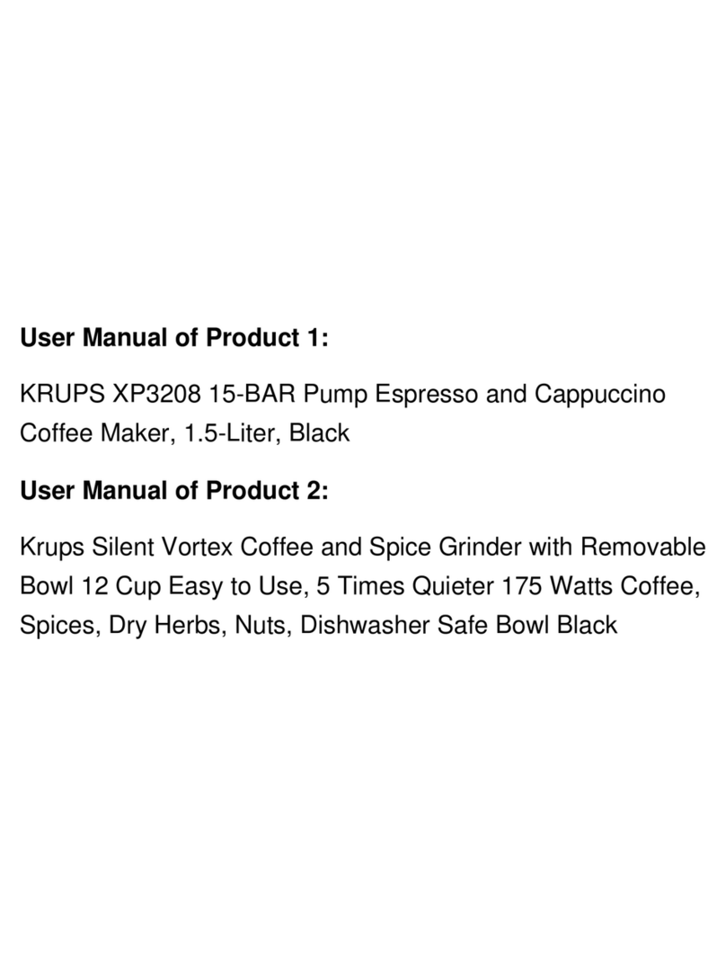 Krups XP3208 User manual