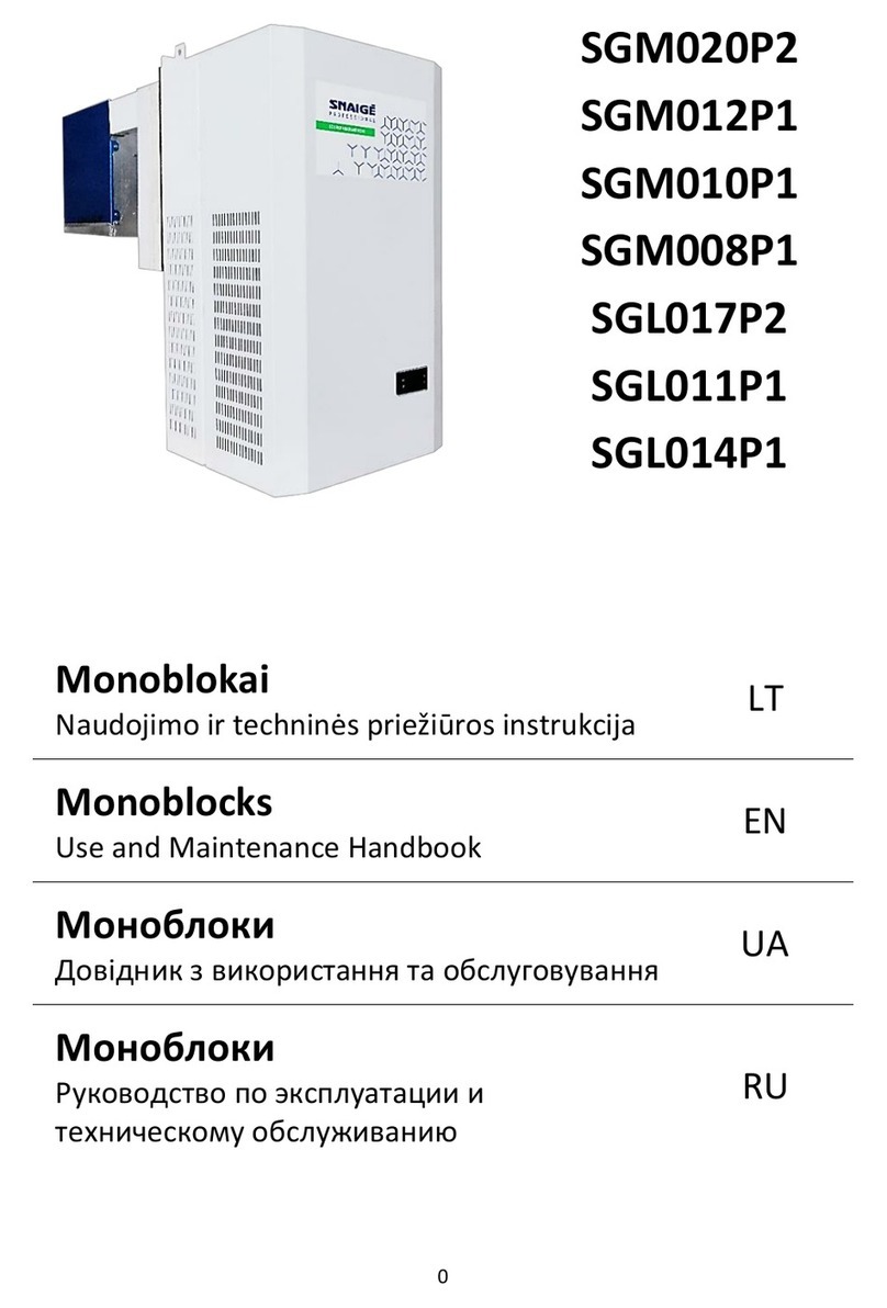 SNAIGE SGM020P2 Use and maintenance handbook