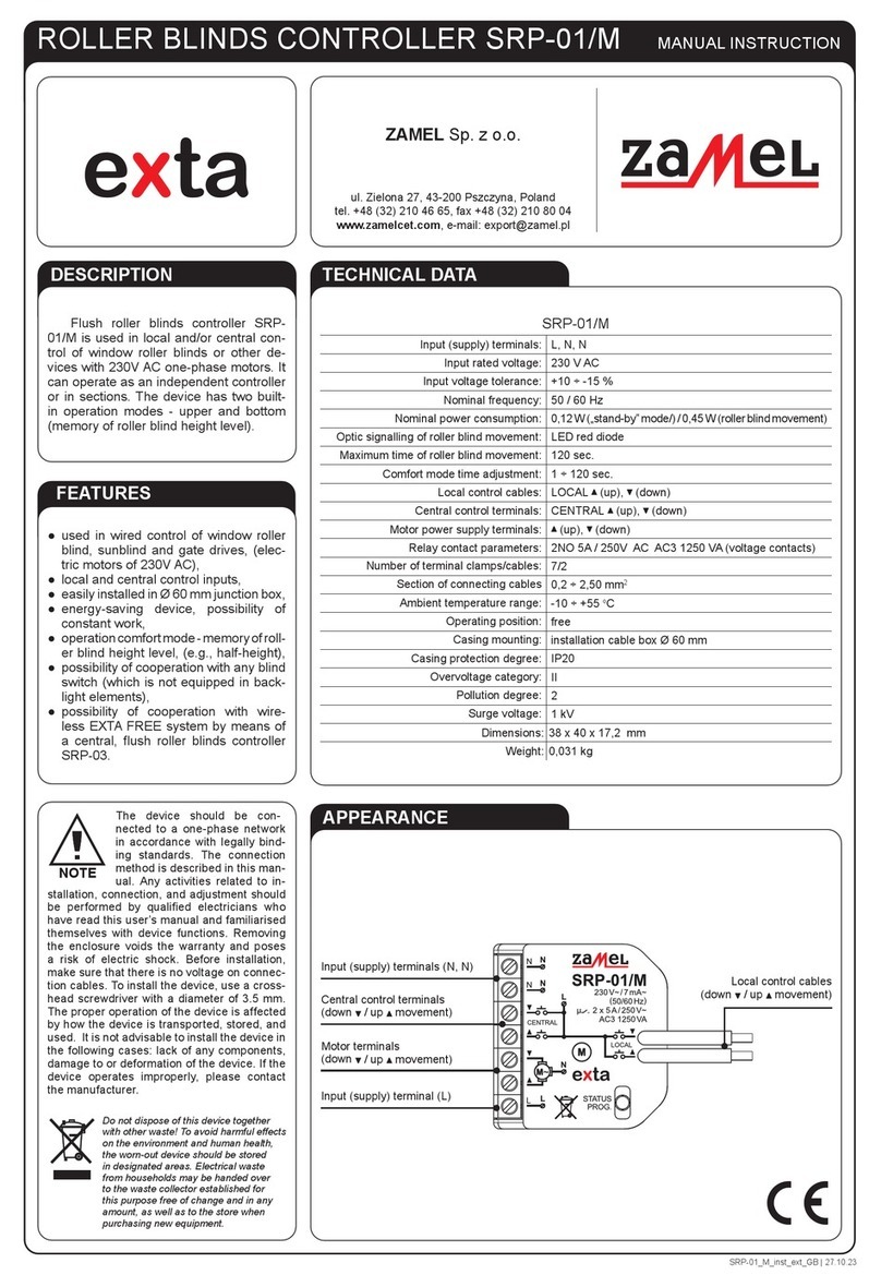 Zamel exta SRP-01/M Manual instruction
