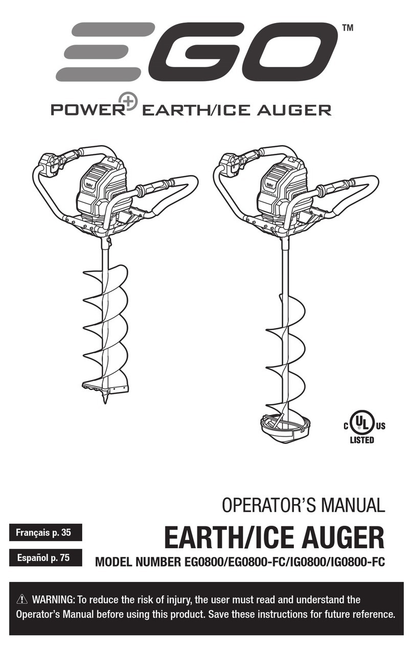 EGO EG0800 Operator's manual