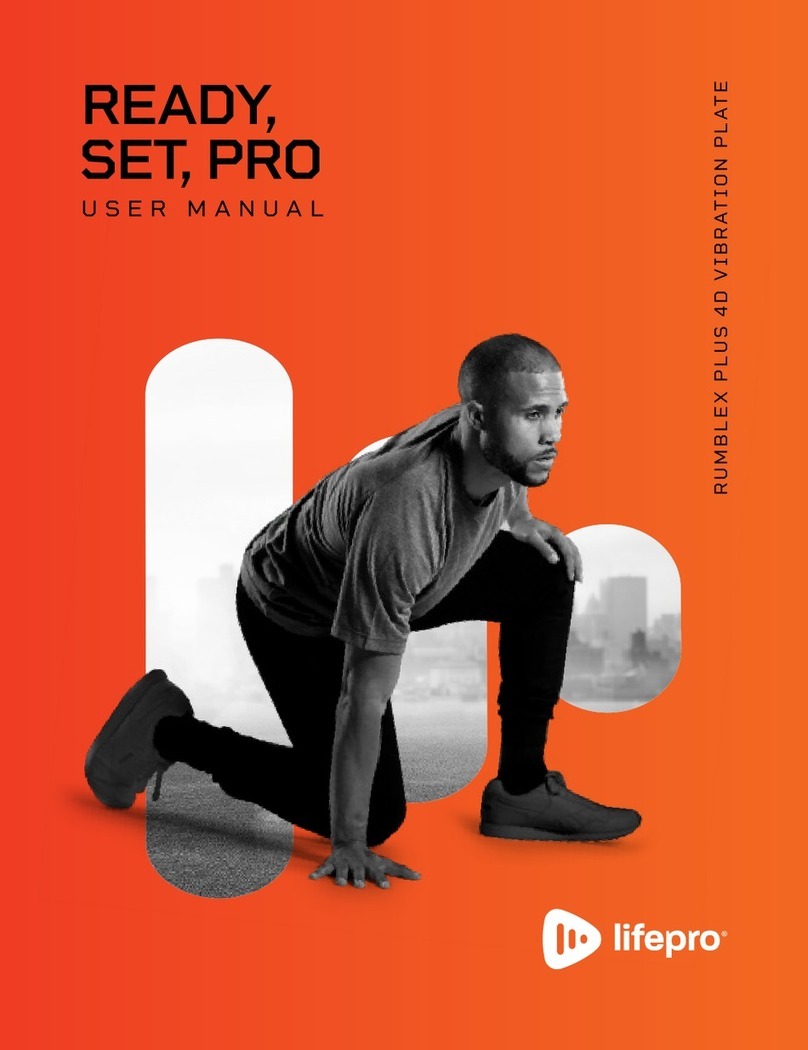 Lifepro RUMBLEX PLUS user manual