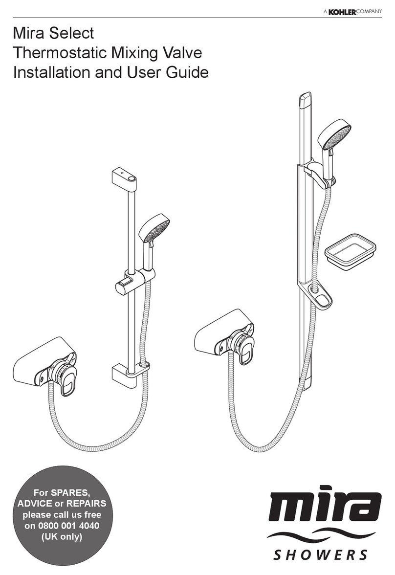 Kohler Mira Select B14C User manual Kohler Mira Select B14C User manual