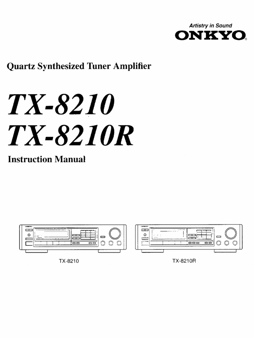 Onkyo TX-8210 instruction manual Onkyo TX-8210 instruction manual