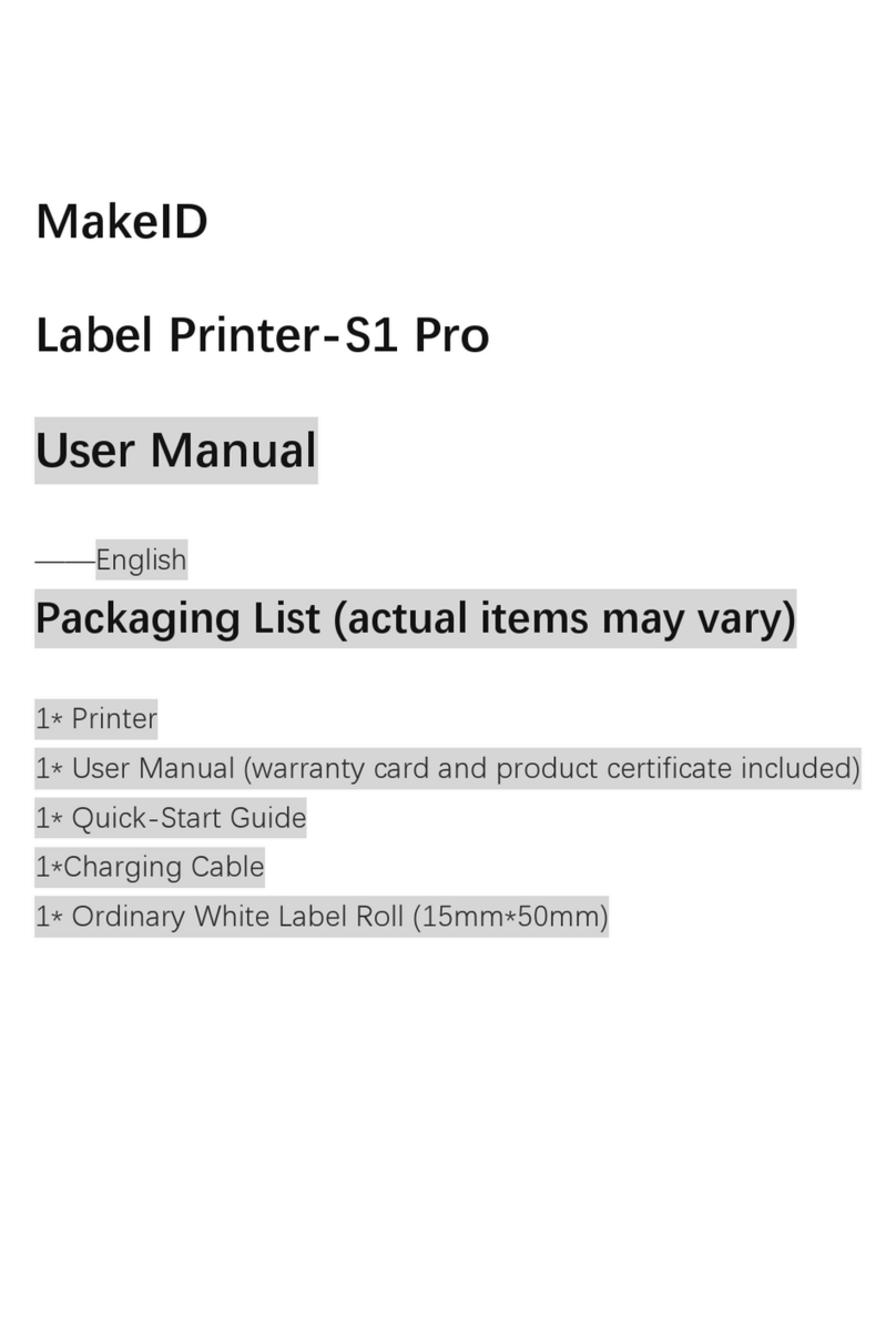 MAKEiD S1 Pro User manual