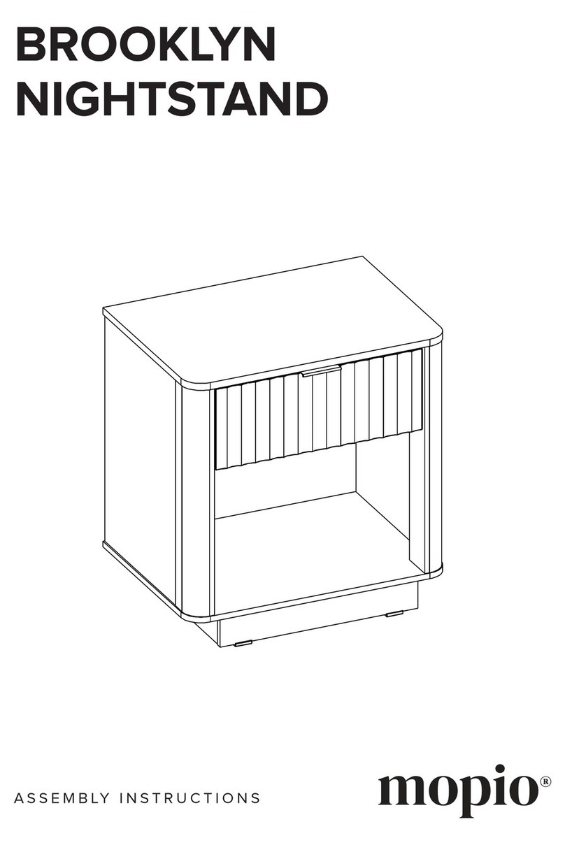 mopio BROOKLYN NIGHTSTAND Assembly instructions mopio BROOKLYN NIGHTSTAND Assembly instructions