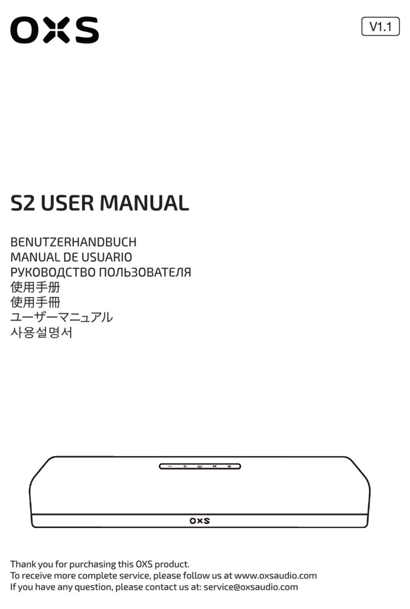 OXS S2 user manual