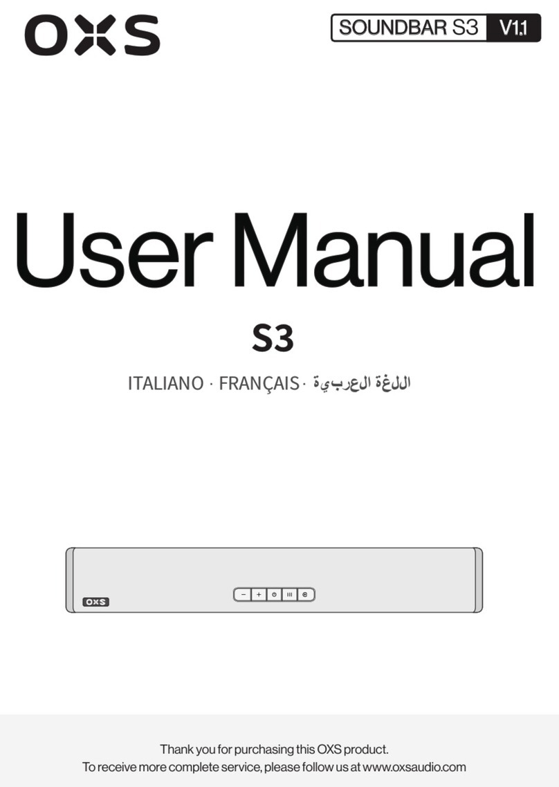 OXS S3 user manual
