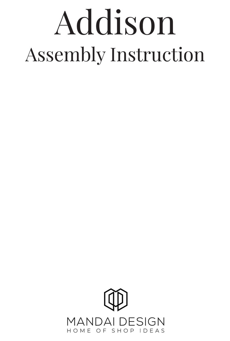 MANDAI DESIGN Addison Assembly instruction
