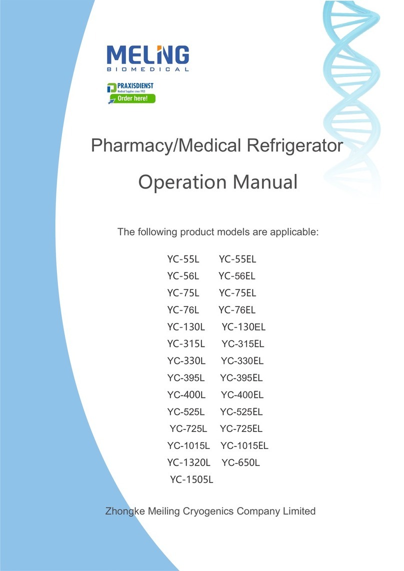 MELING BIOMEDICAL YC-55L Operation manual