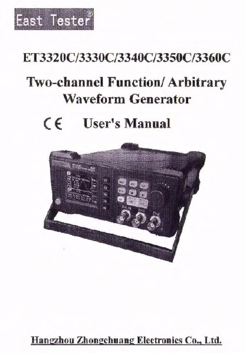 East Tester ET3320C user manual