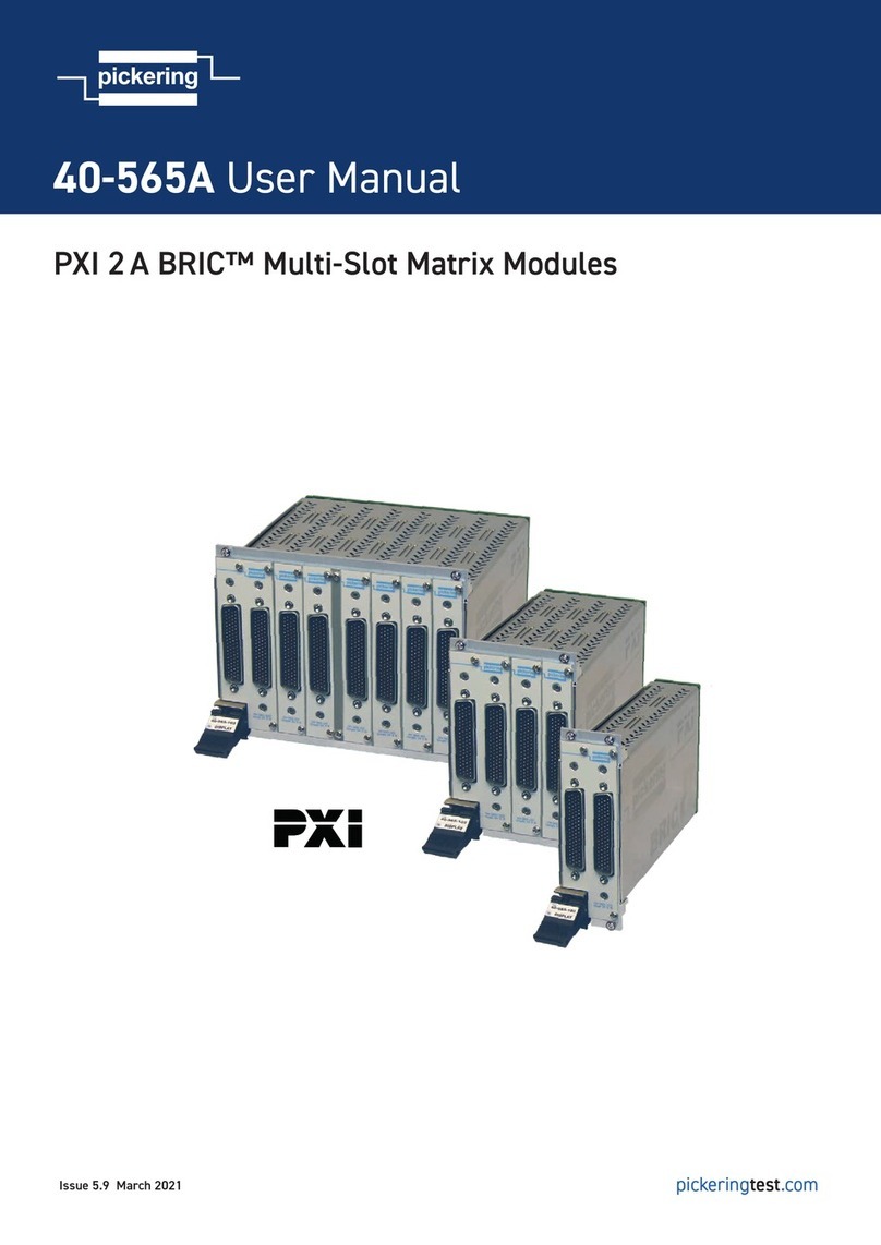 Pickering 40-565A User manual