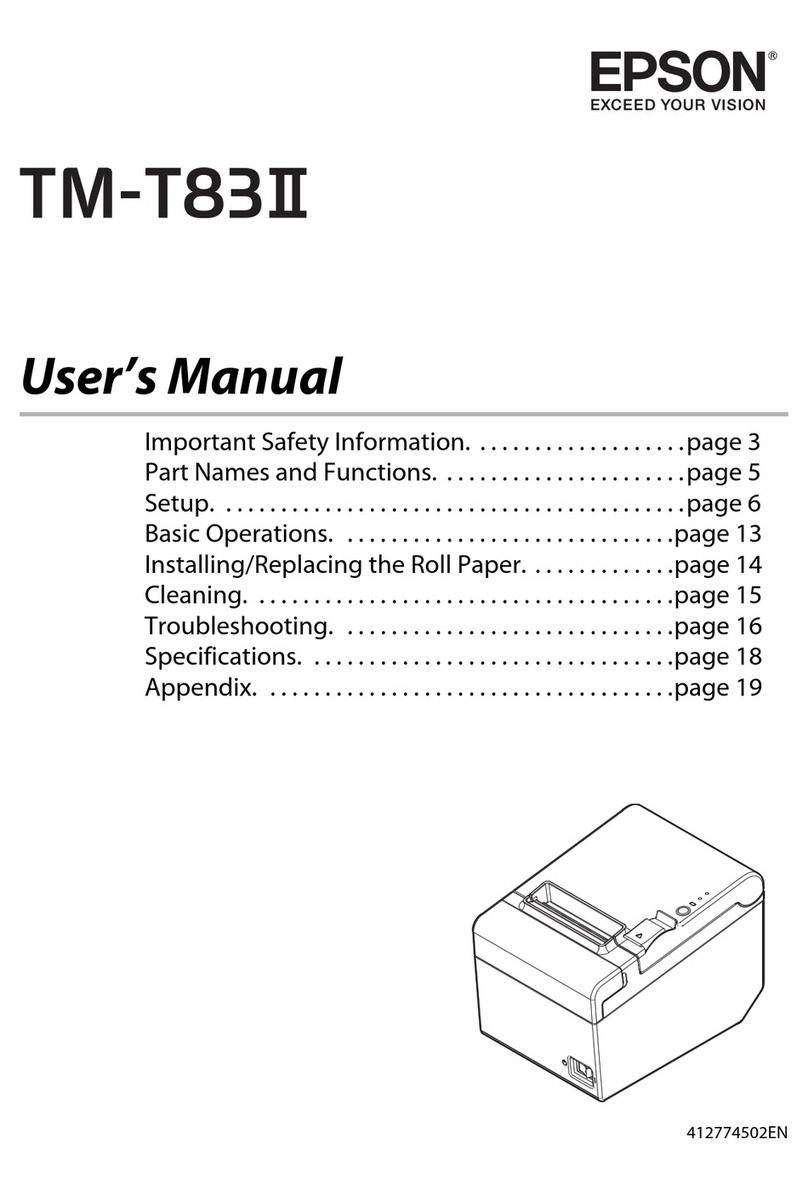 Epson TM-T83II User manual