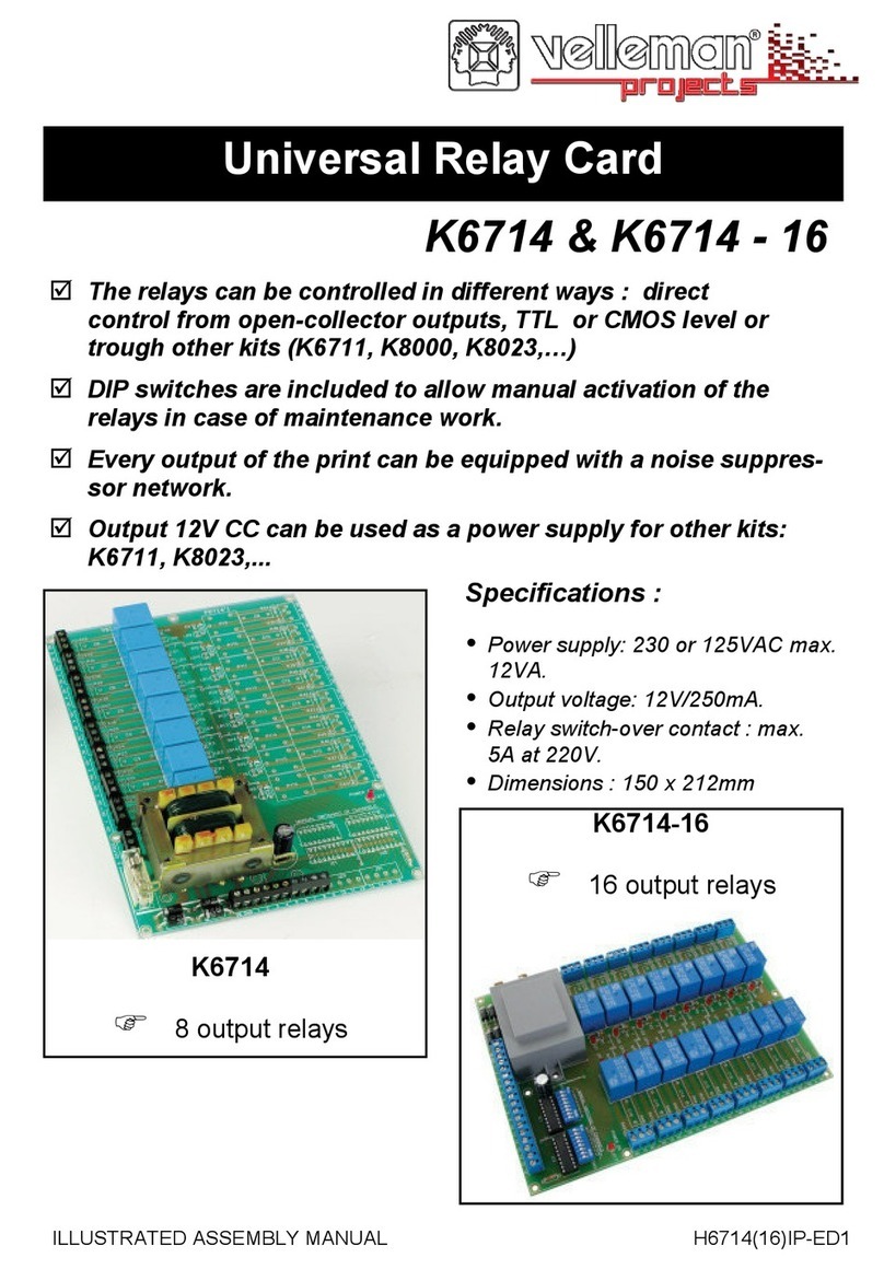 Velleman K6714 manual