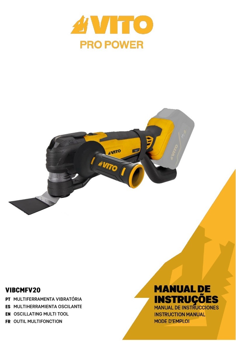 VITO PRO POWER VIBCMFV20 User manual