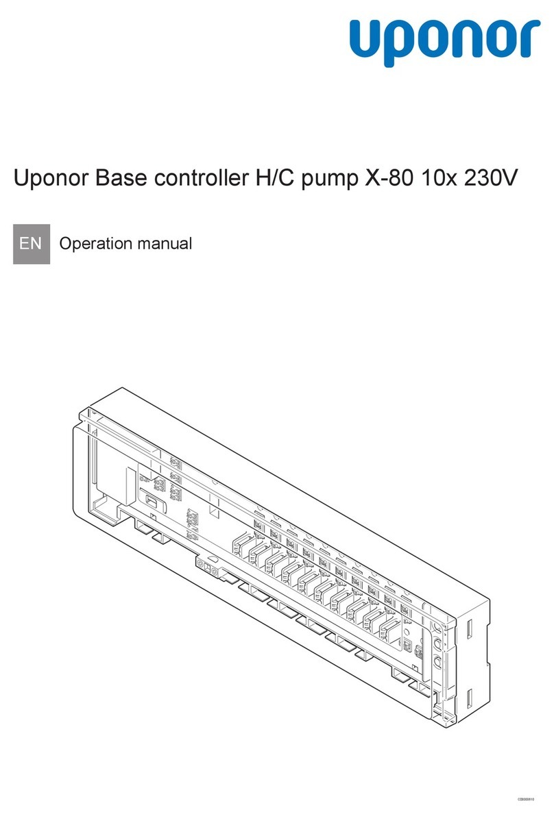 Uponor X-80 Operation manual