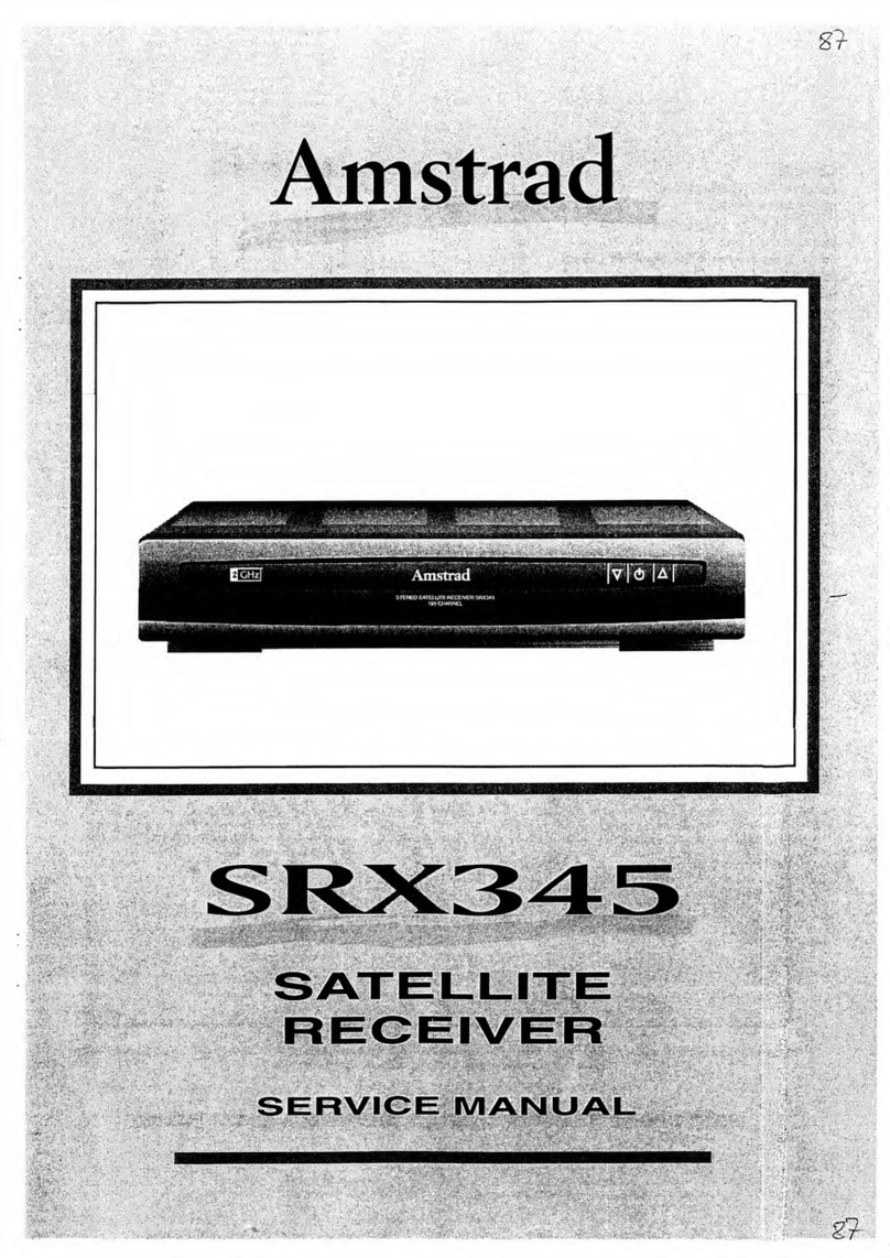 AMSTRAD SRX345 User manual