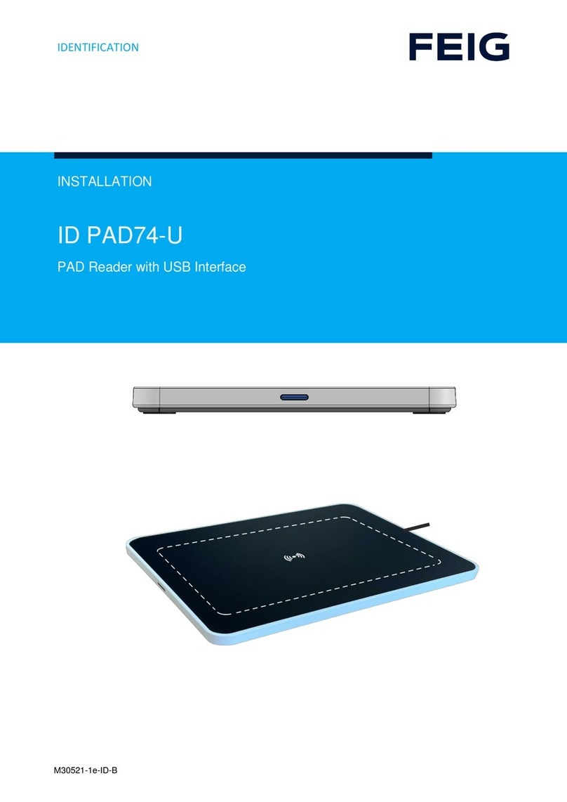 Feig Electronic ID PAD74-U User manual