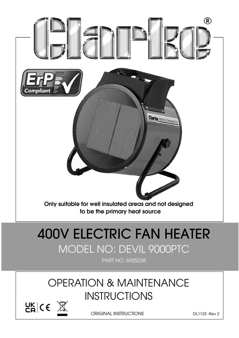 Clarke DEVIL 9000PTC Instruction Manual Clarke DEVIL 9000PTC Instruction Manual