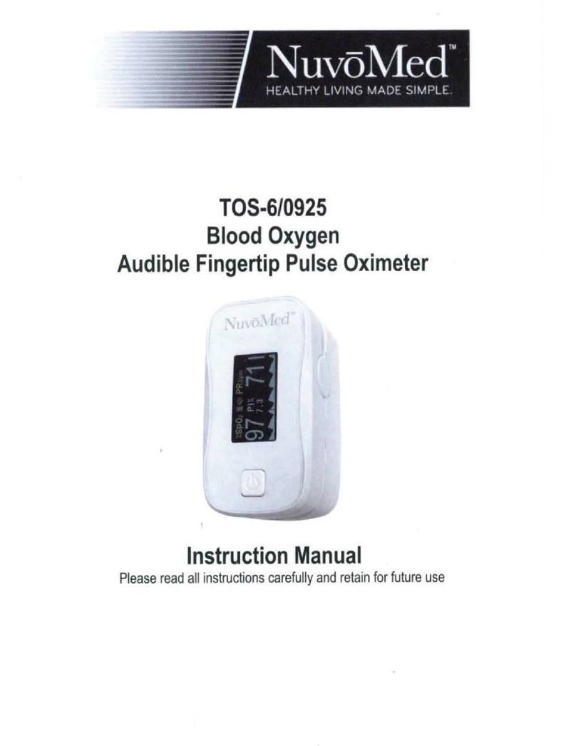 NuvoMed TOS-6/0925 instruction manual