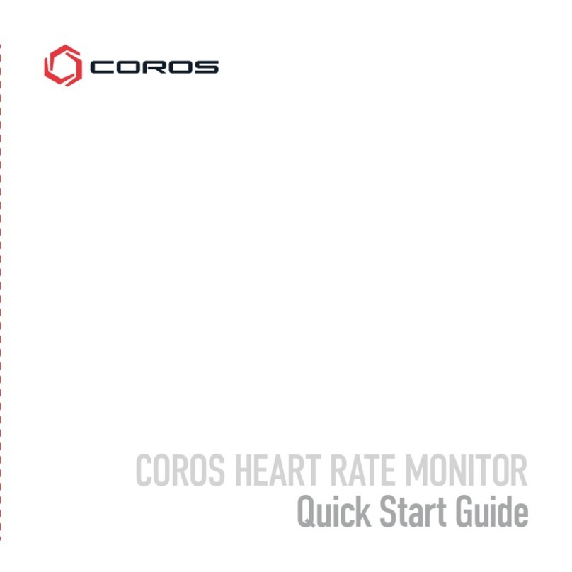 Coros HR31 User manual