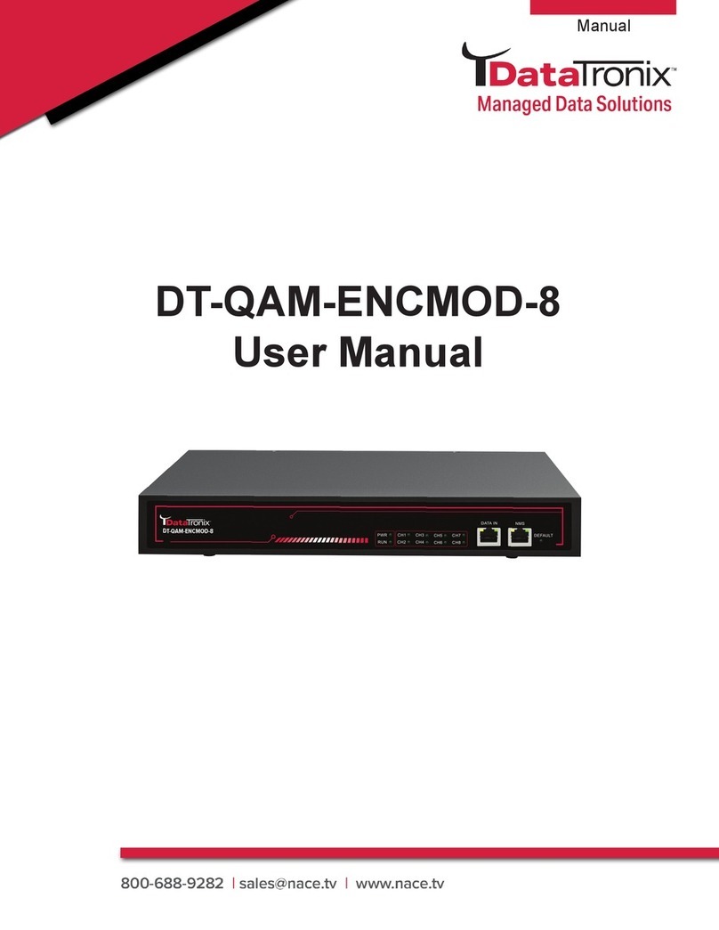 Data-Tronix DT-QAM-ENCMOD-8 User manual