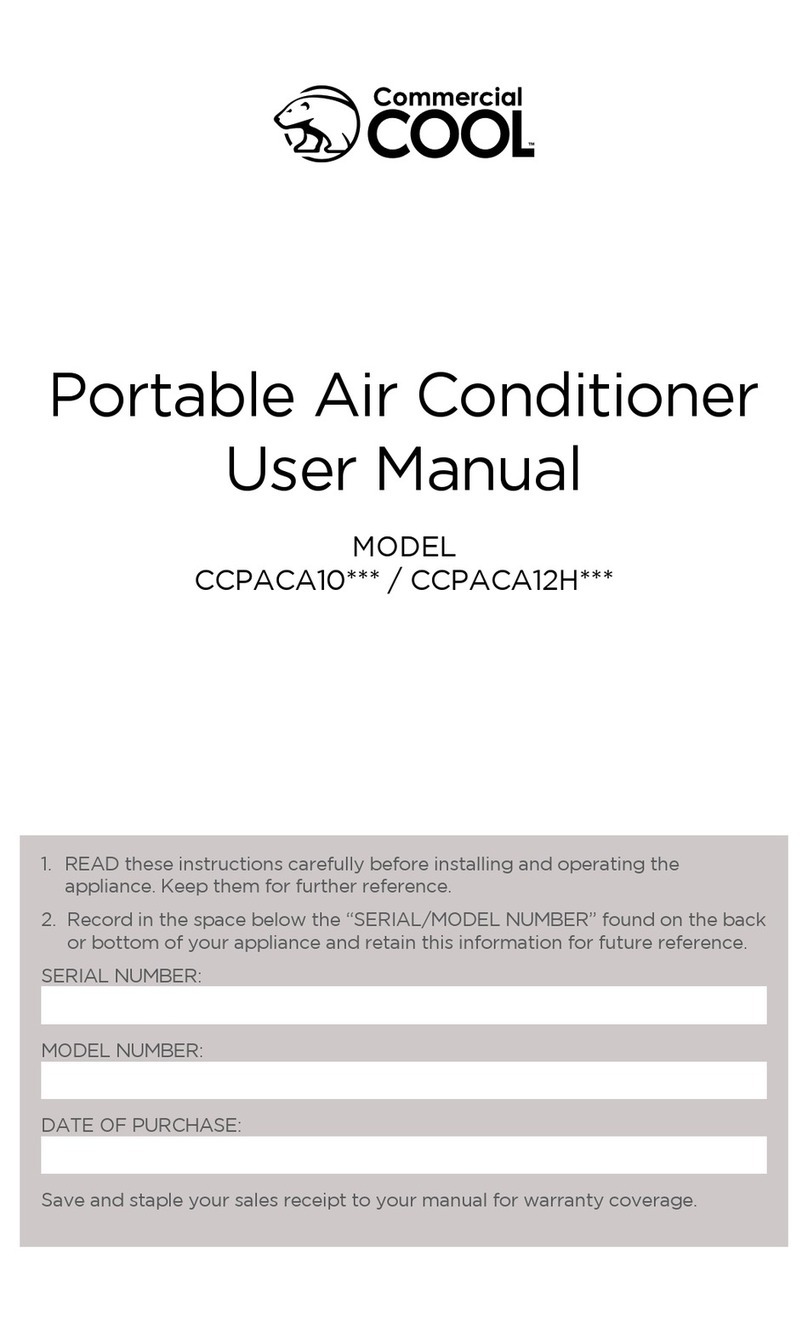 commercial cool CCPACA10 Series User manual