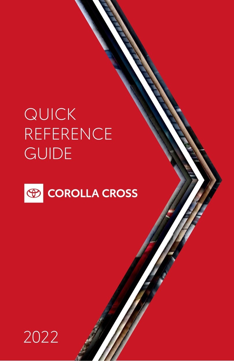 Toyota COROLLA CROSS 2022 User manual Toyota COROLLA CROSS 2022 User manual