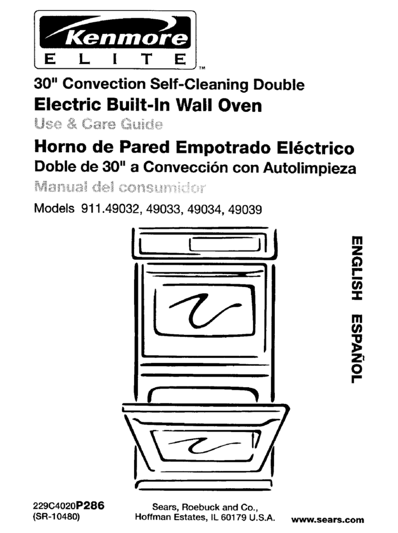 Kenmore ELITE 911.49032 User manual Kenmore ELITE 911.49032 User manual