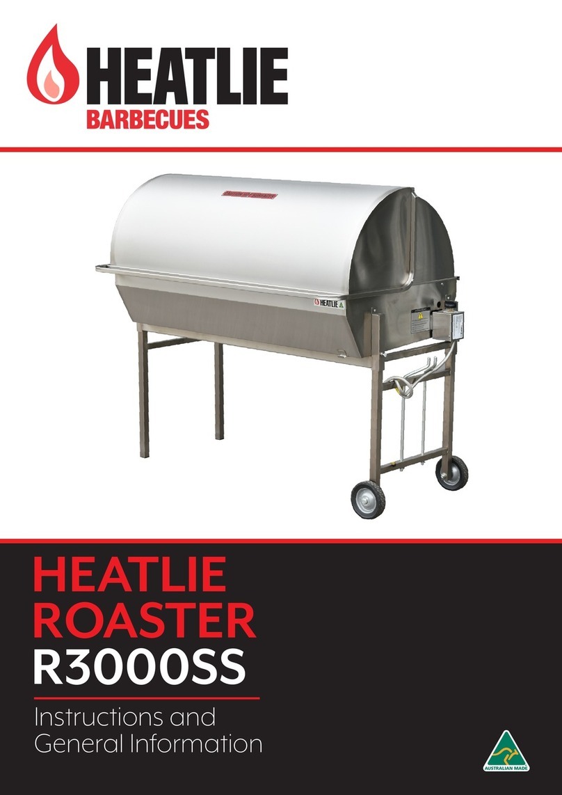 Heatlie Barbecues Roaster R3000SS Instructions and general information Heatlie Barbecues Roaster R3000SS Instructions and general information