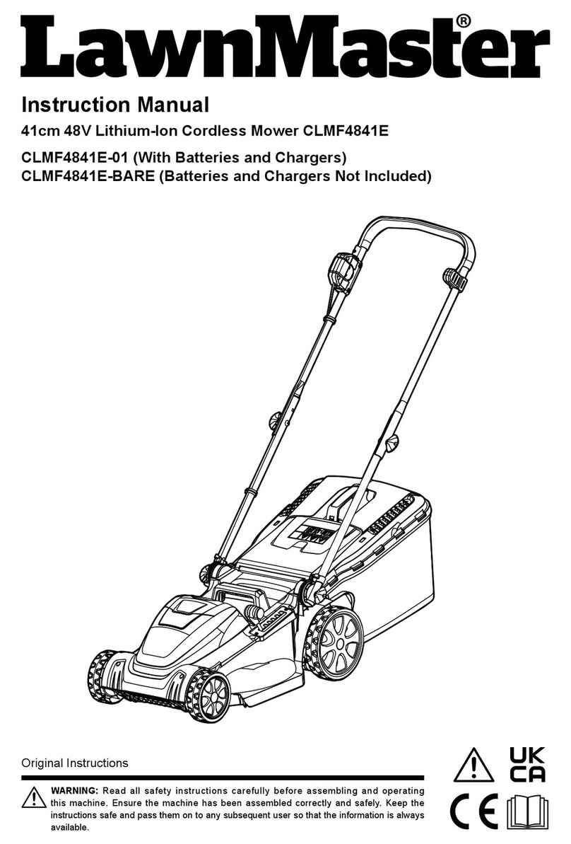 LawnMaster CLMF4841E-01 User manual