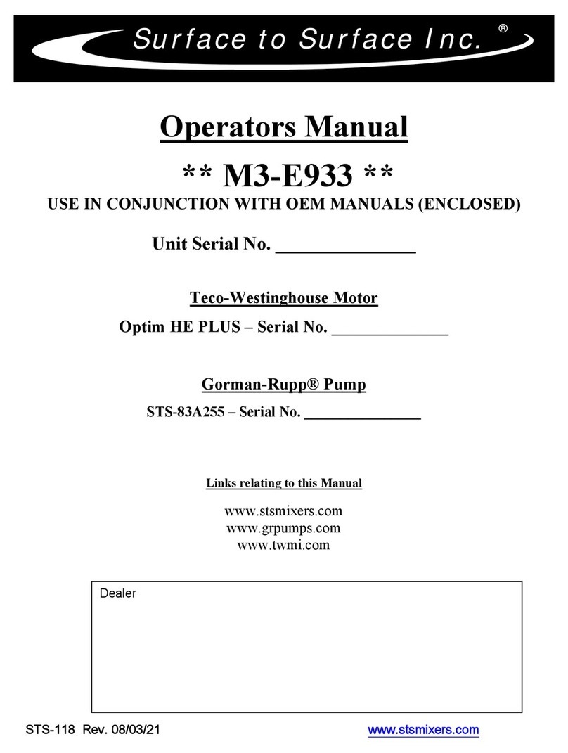 STS M3-E933 Operator's manual