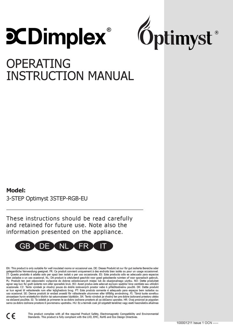 Dimplex 3-STEP Optimyst Operating instructions manual